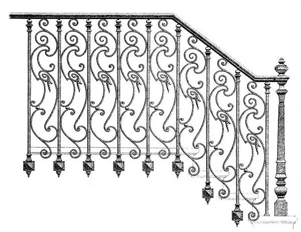 Кованые перила ПК-50